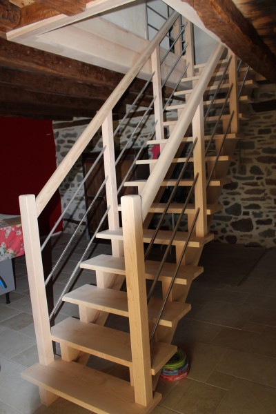 Pose et conception d'escalier Menuiserie Cantuel